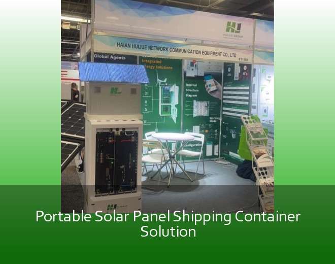 Portable Solar Panel Shipping Container Solution